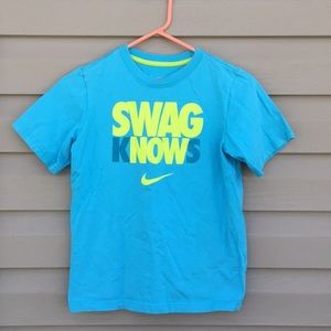 Nike boys short sleeve blue tee shirt  $5/25